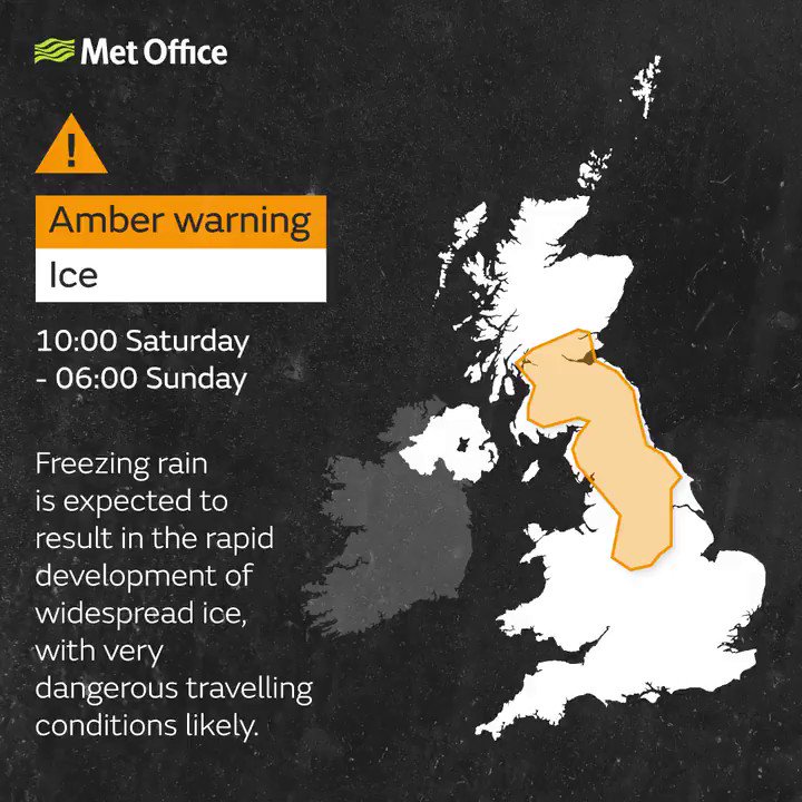 Last minute Christmas shoppers are being warned to take care this #Saturday We are expecting some #FreezingRain. Stay #weatheraware & keep an eye on http://bit.ly/WxWarning for the latest info❄️