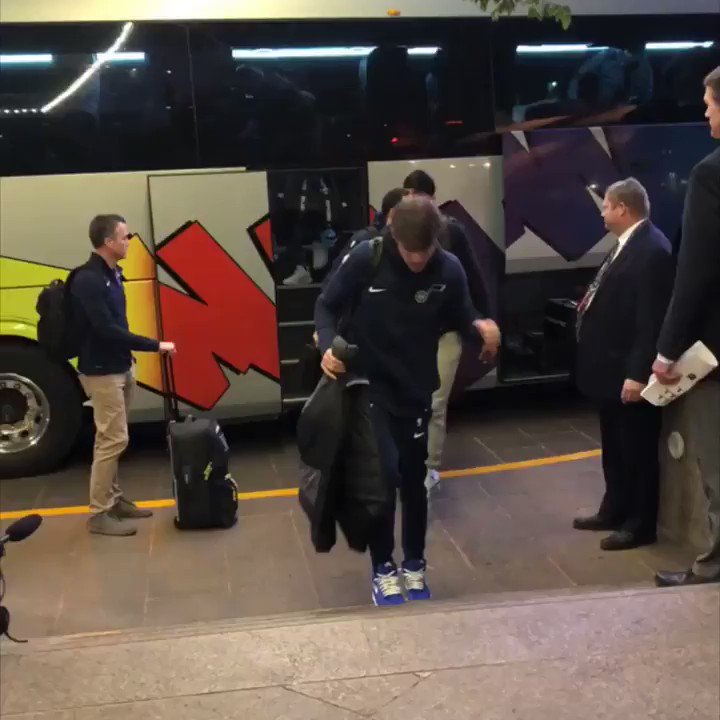 #TeamIsEverything
The @utahjazz have touched down in Mexico City for #NBAenMéxico action.