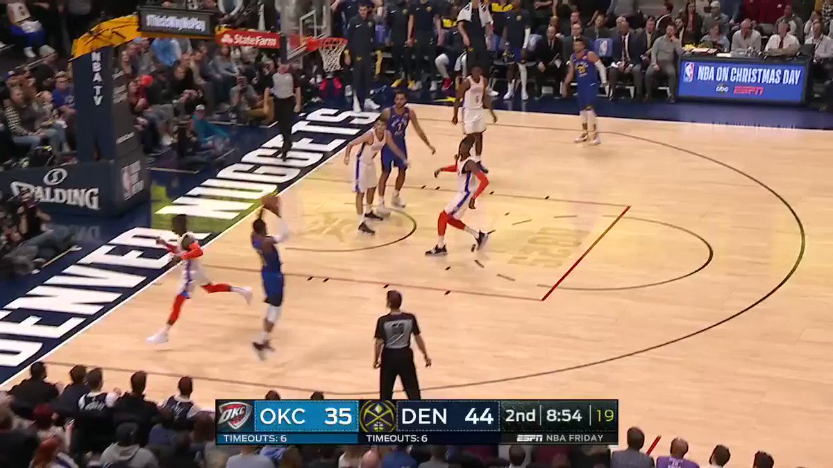 Swaggy's first bucket as a Nugget 👌