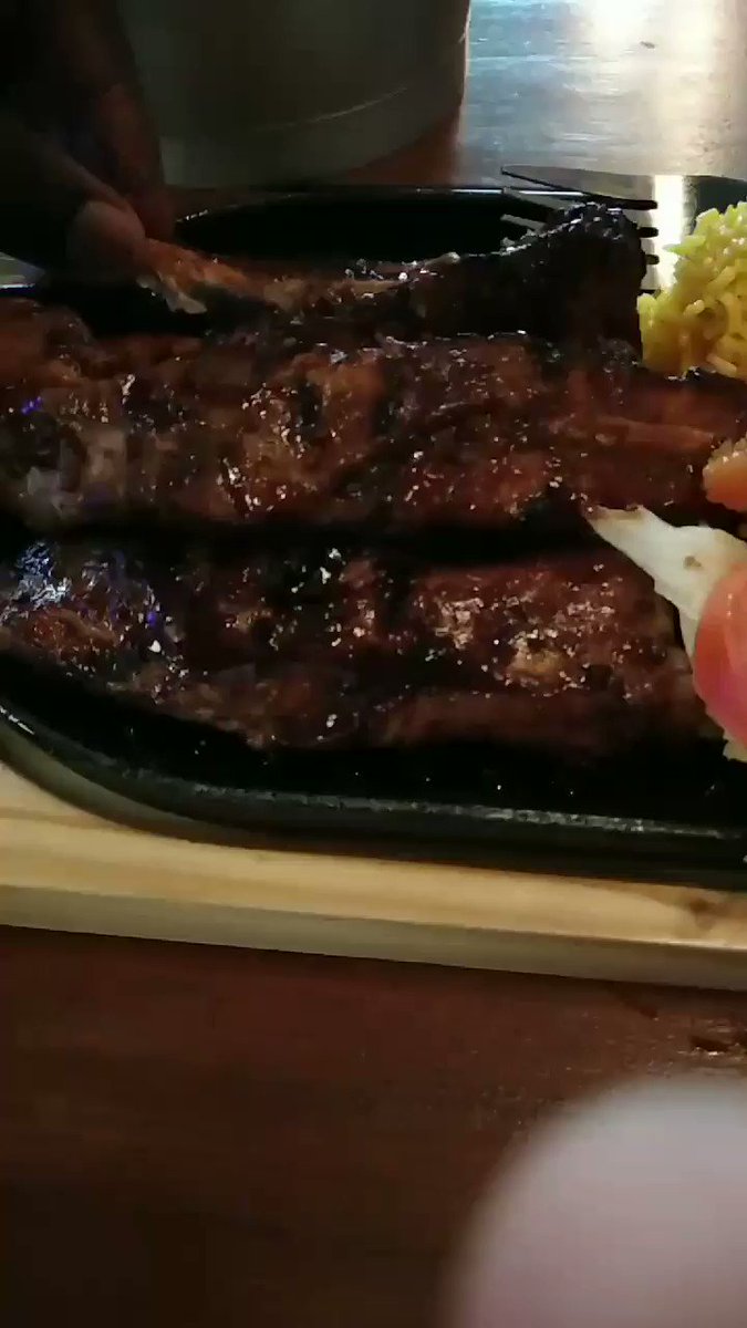 I really enjoyed my single rack pork combo today.
For the love of #ForcaBarca, enjoying the #UCLDraw