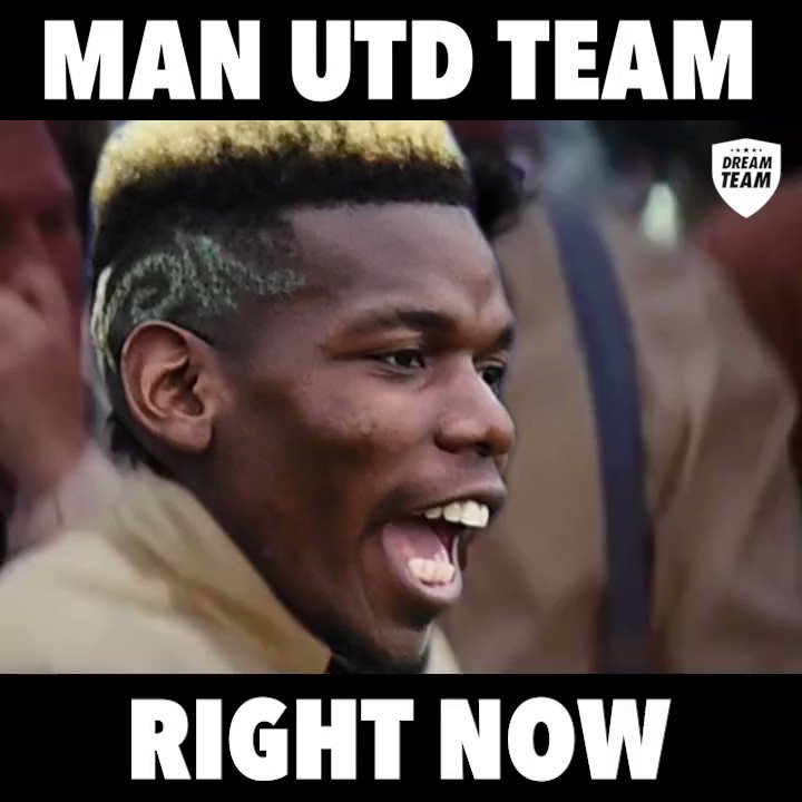 Live scenes from Old Trafford 😂🕺