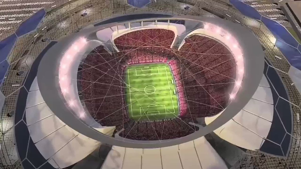 The #FIFA19 final will be held at the amazing #lusailstadium . Check out these other mesmerising sports arenas from around the world
