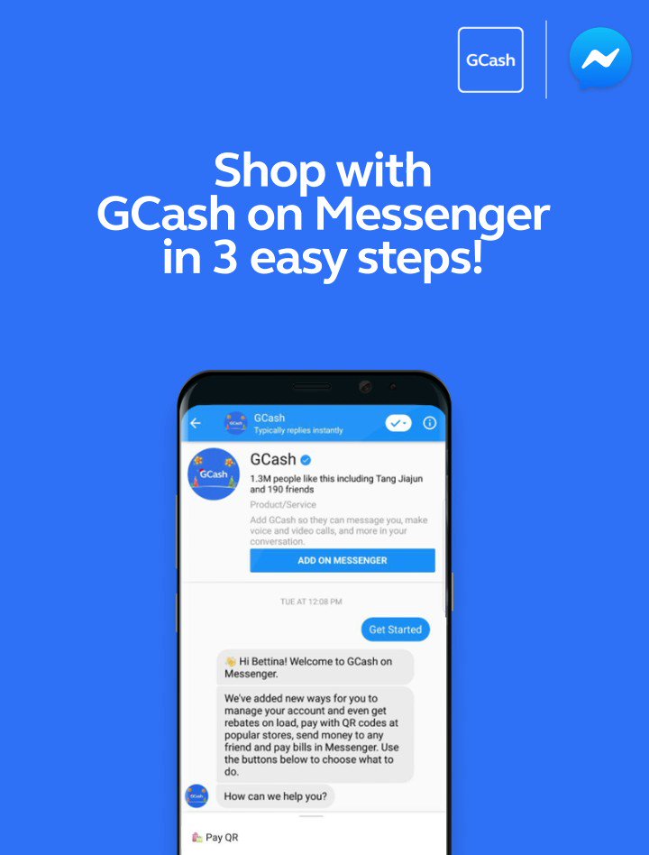 Gcashさんのツイート Enjoy Easy Shopping With Gcash On Messenger Watch The Video Below To See How You Can Shop With Gcash Qr With Gcash On Messenger Register To Gcash On Messenger Available For Gcashさんのツイート Enjoy Easy Shopping With Gcash On Messenger Watch The Video Below To See How You Can Shop With Gcash Qr With Gcash On Messenger Register To Gcash On Messenger Available For