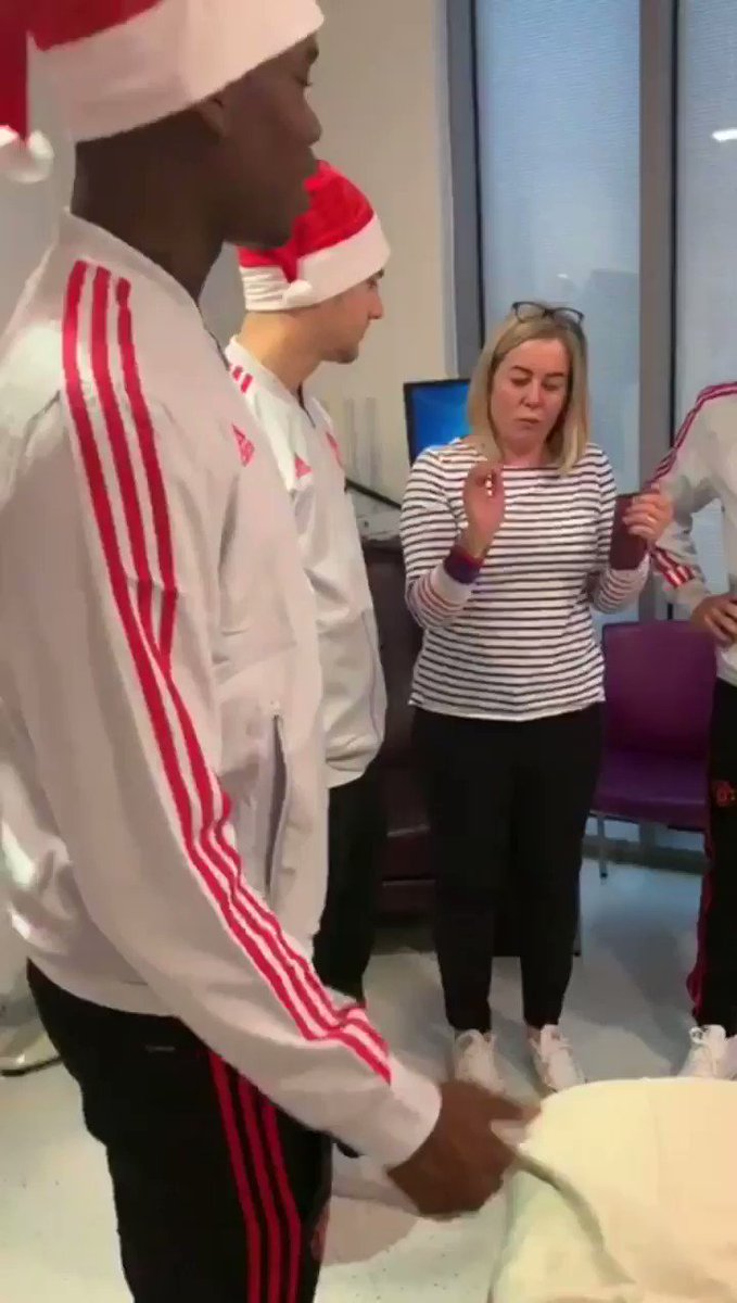This video makes me so emotional π₯Ίseeing a young man get better results and feeling better just by wearing a pogba @ManUtd shirt... you thanks us for giving you 5min of our time but WE THANK YOU for giving us the strength to push ourselves to the limit ππΎ #thisiswhyweplayfor