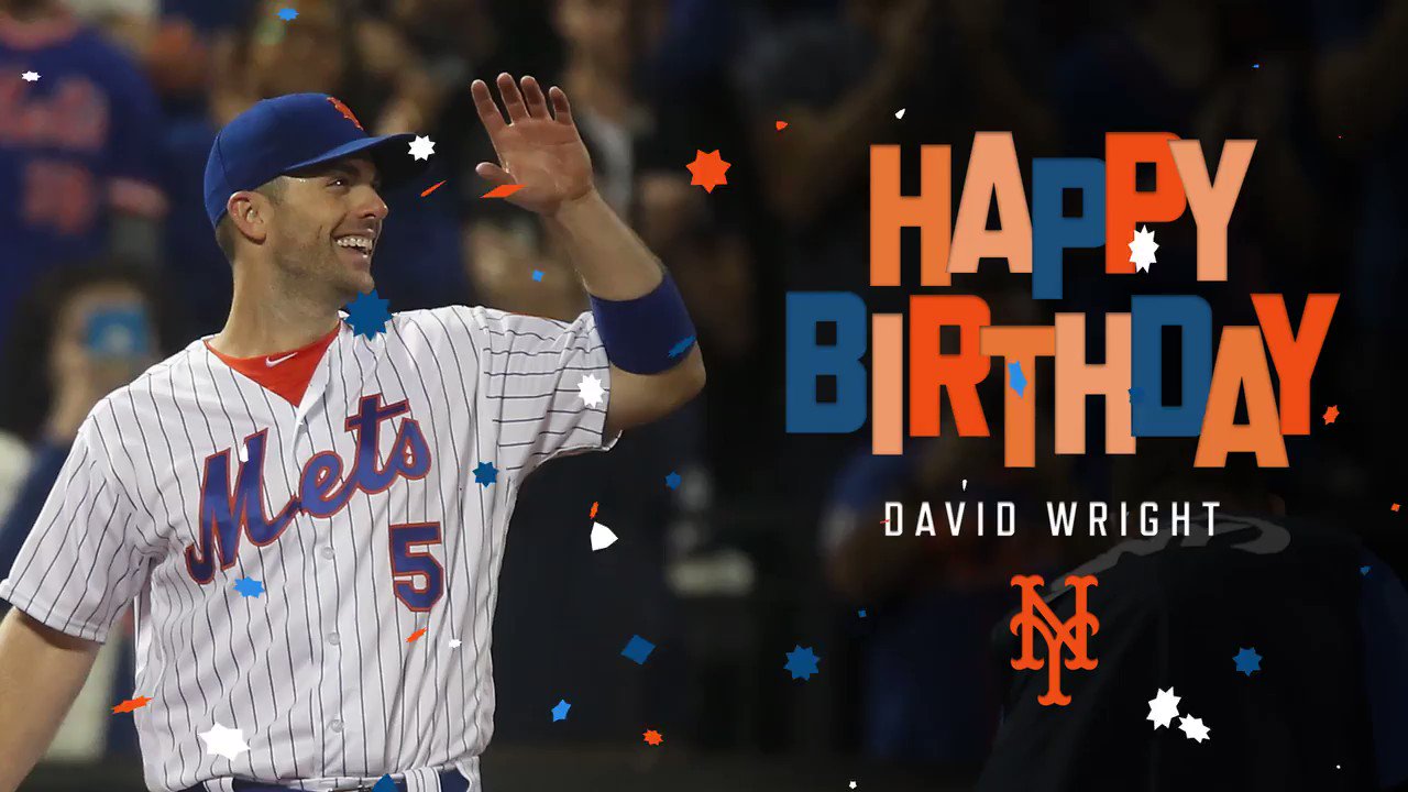 Happy birthday to David Wright!  