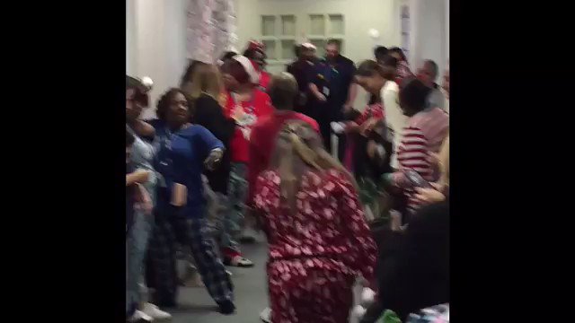 This is how we celebrate before going home for the Winter break! When the children are away, the staff will play! #AmazingStaff #LeadUpChat