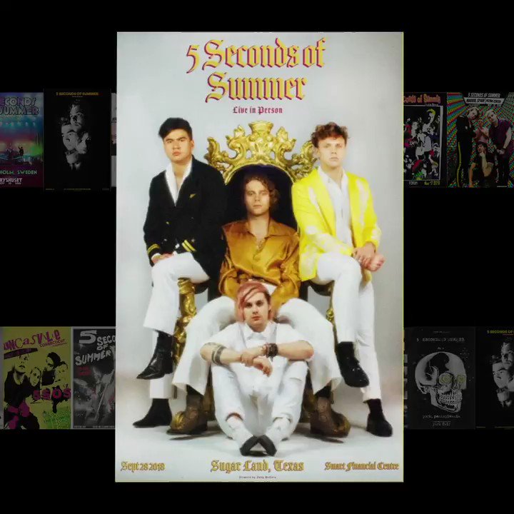 WE INVITE YOU TO GET CREATIVE. SEND US YOUR #5SOSPOSTER