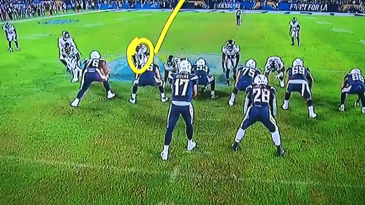 #Ravens DL Michael Pierce (#97) showing off a fierce bull rush against Mike Pouncey (#53) on this play. Wow.