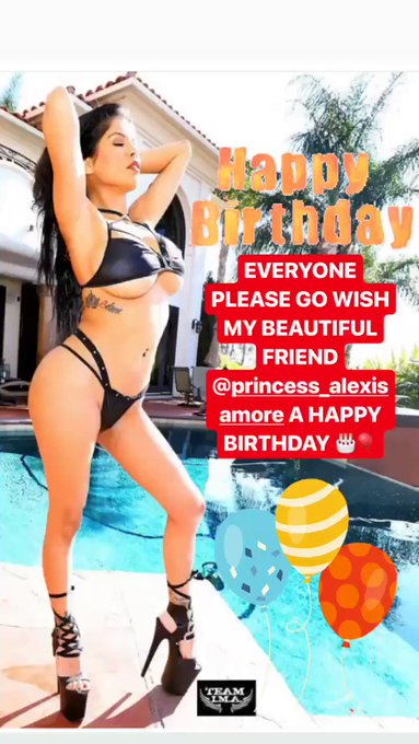 EVERYONE PLEASE GO WISH MY BEAUTIFUL FRIEND @alexisamore A HAPPY BIRTHDAY 🎂🎈 https://t.co/z86VTAzuPt