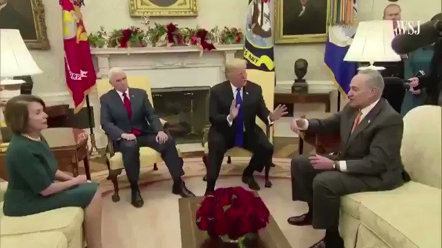As the shutdown hits four weeks, remember what Trump said on Dec. 11.
Trump: If we don't get what we want ... I will shut down the government ... So I will take the mantle. I will be the one to shut it down. I'm not going to blame you for it.