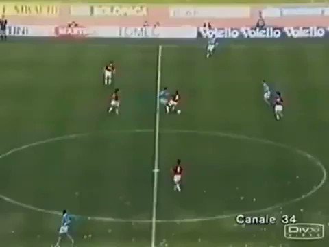 Paulo Di Canio rips apart AC Milan's star studded defence back in 1994...