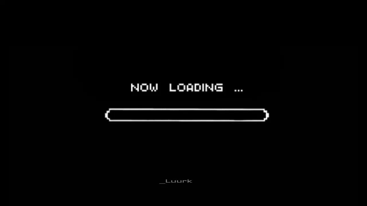 Loading на черном фоне