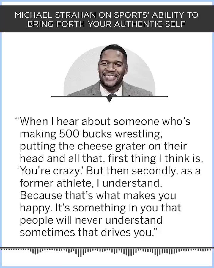 It's not crazy, it's sports. It's the drive in you that can’t be explained… Check out the latest episode of #WhySportsMatter. @religionofsport #TomBrady @gothamchopra
https://apple.co/2CCeGAa