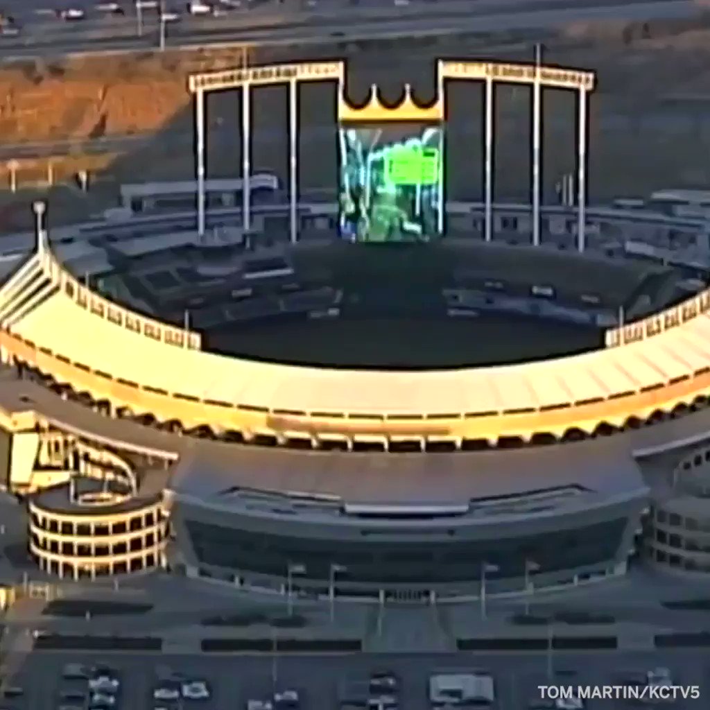 They throw baseballs and red shells at the @Royals' stadium 🏎 (via @TomKCTV5)