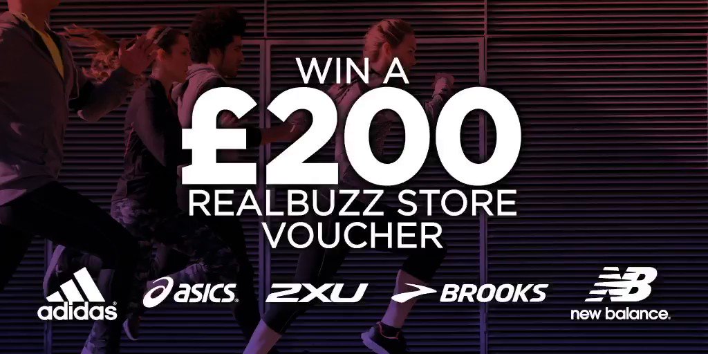 Need a #fitness gear overhaul? Enter the comp to win a Β£200 @realbuzzstore voucher to spend on #running and fitness shoes, clothing and accessories. All you need to do is RT + Follow to #WIN a Β£200 voucher. Closing date is 31/01/2019 at 4pm. Good luck! #realbuzzJan19Voucher.