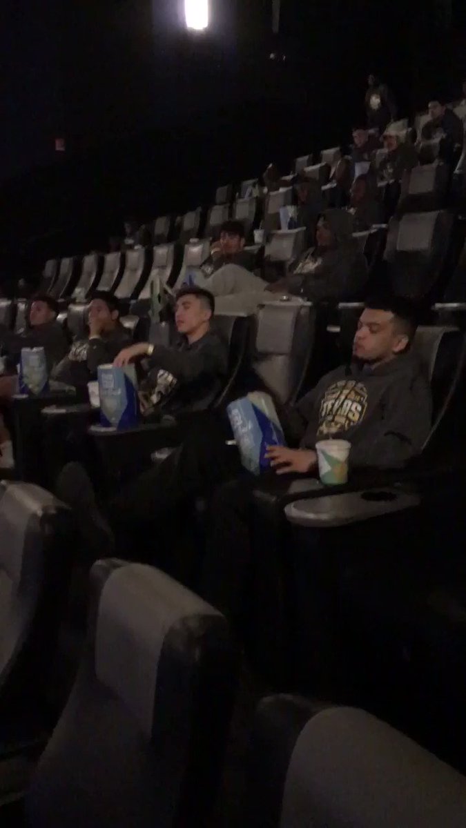 #MySantikos supported this group of elite athletes today. 🔱est Squad rolled deep to watch #BummbleBee
#SCABowl2019 #TexasAthlete @_RL_Martin @scaathletics_