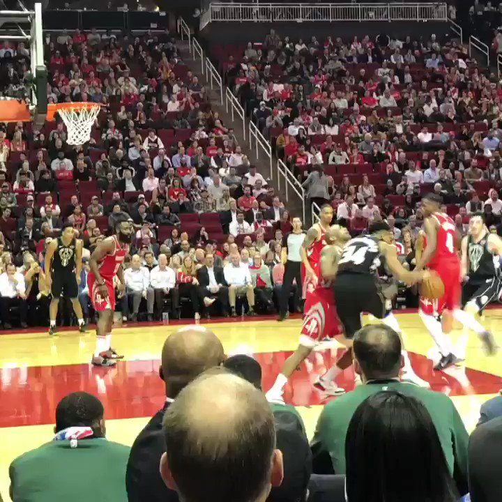Giannis really drops James Harden like a sack of potatoes.