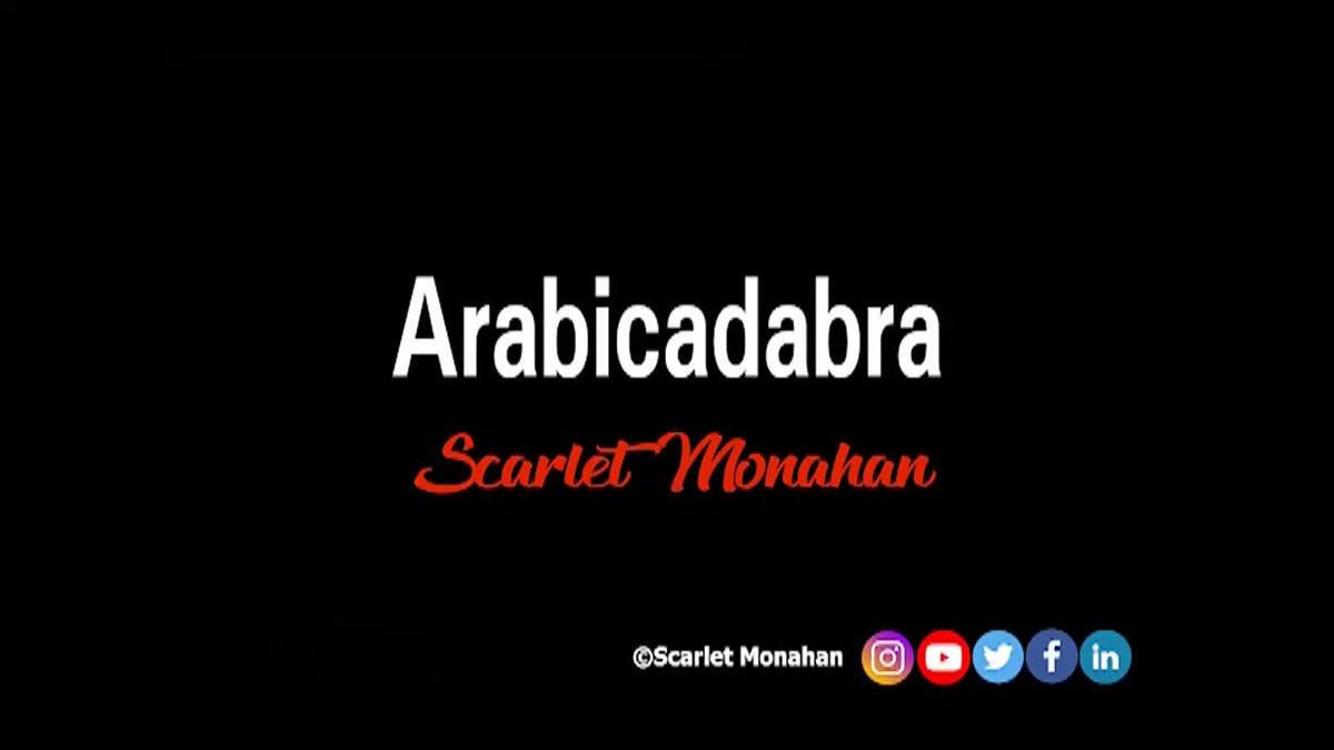 Arabicadabra. #poetry #poetryvideo #video #audio #sound #soundscape #micropoem #smallestpoemintheworld #minipoem #aquarius #ageofaquarius #poem #Coffee #coffeetime 40