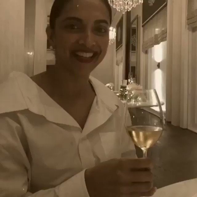 My Cheerleader 😍❤️😘🥂 @deepikapadukone