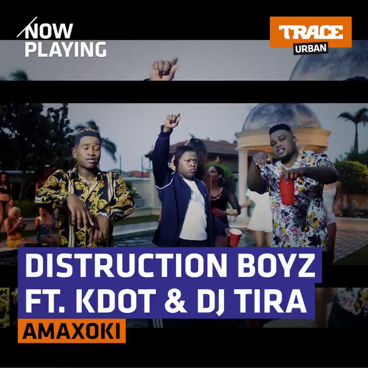 Check out @DistructionB latest video for their π₯ track Amaxoki Ft. @DJTira & K-Dot on TRACE Urban (@DStv Channel 325)