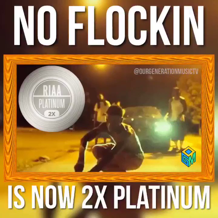 .@KodakBlack1k’s “No Flockin” is now 2x platinum 💿💿