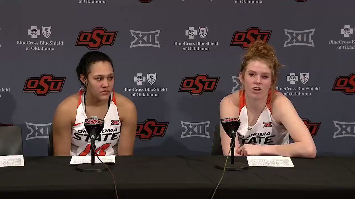 4️⃣8️⃣ points, 9️⃣ assists for #okstate’s dynamic duo of @vivian_gray_30 and Braxtin Miller on Saturday. The secret to their success?
“Our chemistry off the court starts the whole thing.”