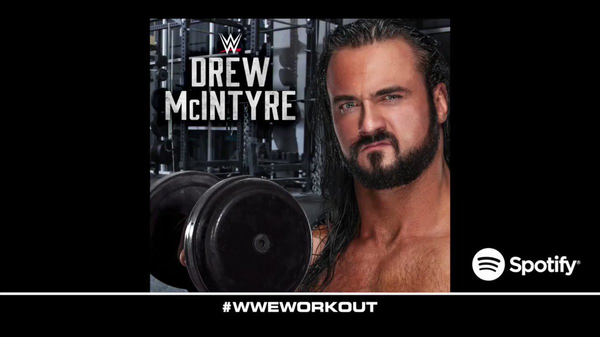 Your next workout could be a #WWEWORKOUT. Tunes curated by @DMcIntyreWWE. Listen now on @Spotify https://spoti.fi/2QNmse6
