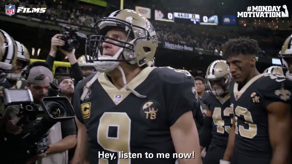 This Drew Brees pregame speech 🔥
(via @NFLFilms)