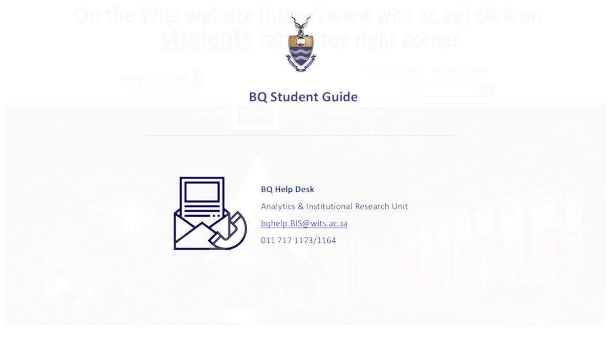 Wits University On Twitter Are You A Registered First Year