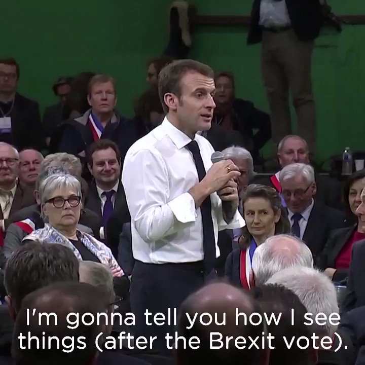 In which Emmanuel Macron nails Brexit: