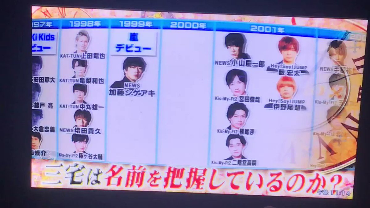オッサンたちによるジャニーズ検定 視力検査 笑 Tokioカケル T Co Wf0jrg5sdc