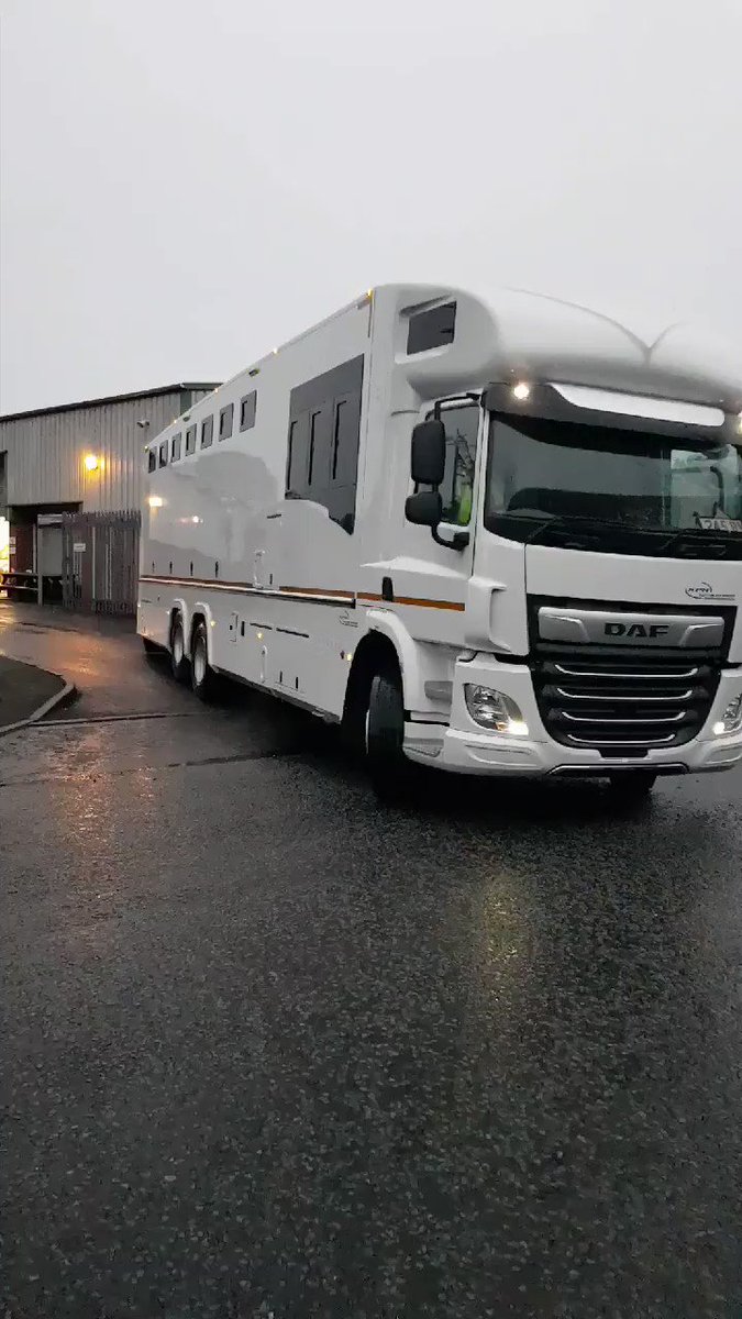 First trip out - road testing and IVA today for the next HGV #Helios 26 tonne #horsebox