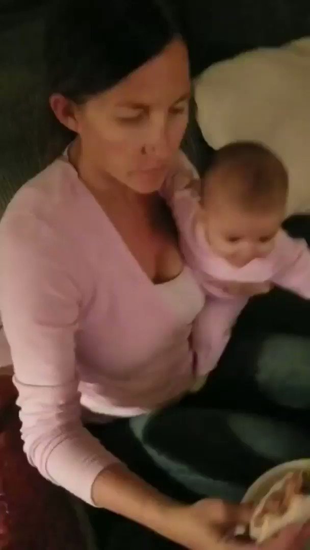 Baby wants burrito NOW. 😂