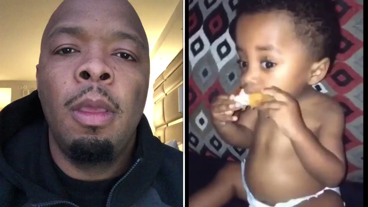 Kevín on X: "Watch the EXACT MOMENT this baby falls in love with fried  chicken. https://t.co/fVJCccUdV4" / X