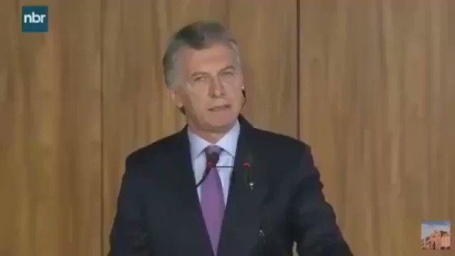 El presidente @mauriciomacri de Argentina reiteró que Nicolas Maduro es un dictador y solo reconoce a la Asamblea Nacional como la única institución legítima en Venezuela #VenezuelaGritaLibertad