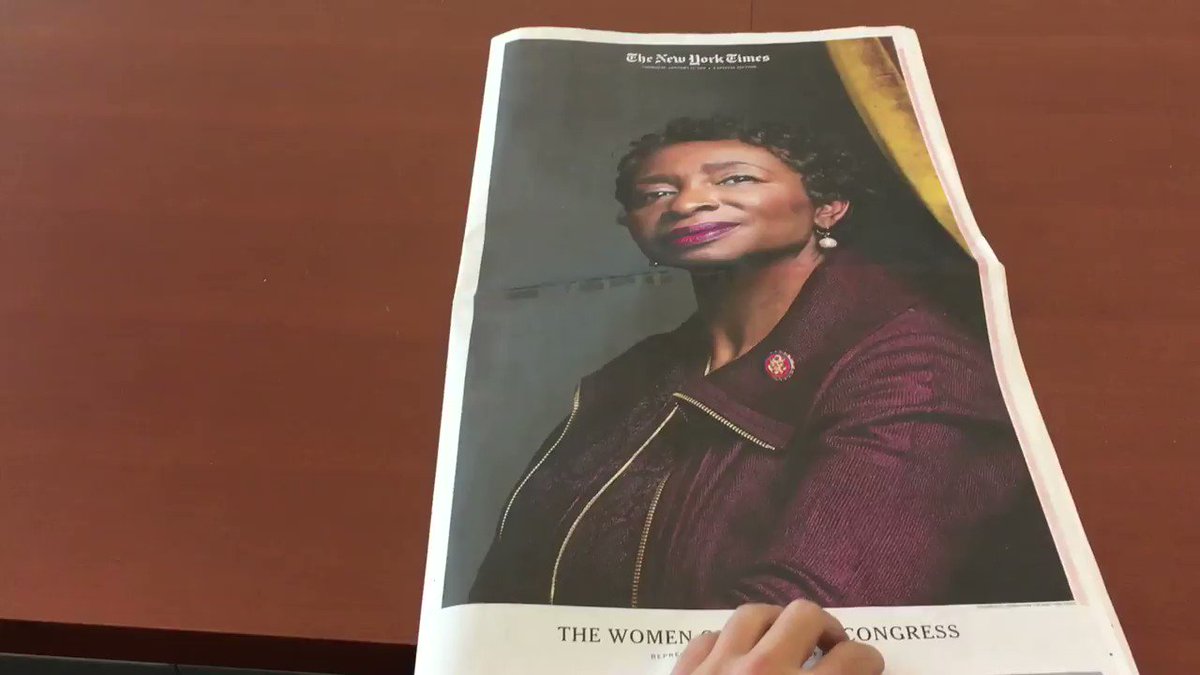 In today's @nytimes, beautiful portraits of every woman in the 116th congress 😍😍😍