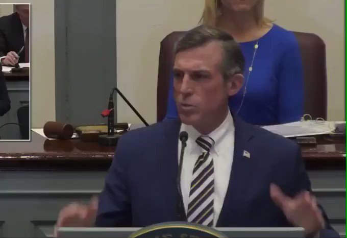 I was proud to be mentioned in @JohnCarneyDE ‘s state of the state address. DE has strong and committed legislators and we are lucky to work with them. DE Moms are tough and dedicated and ready to #keepgoing ! #UpdateBackgroundChecks #expectus #DEleg #netDE #DEnough @MomsDemand