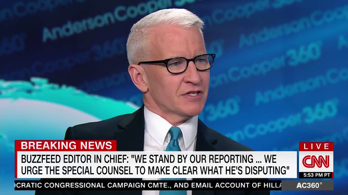 CNN's Jeffrey Toobin on BuzzFeed: "People are going to take from this story is that the news media are a bunch of leftist liars who are dying to get the president, and they're willing to lie to do it...I just think this is a bad day for us"