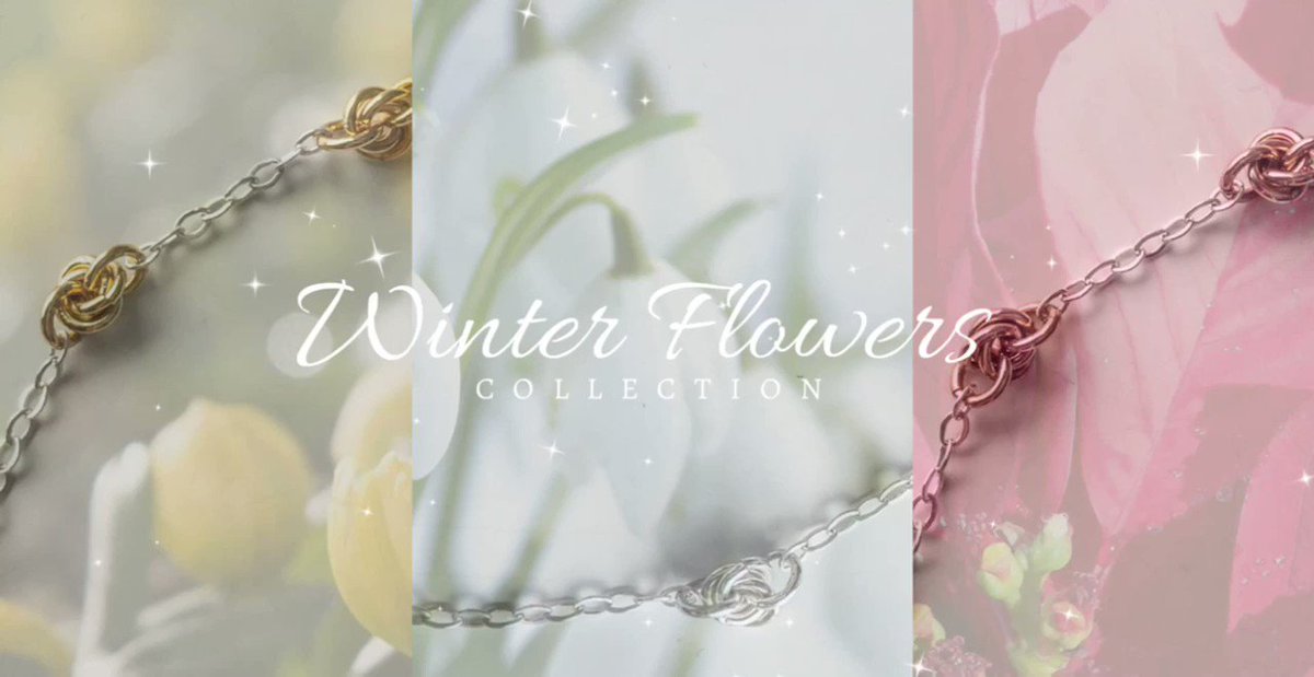 Winter flowers jewellery collection inspired by the flowers that bring us all joy in these cold months ๐๐ธ#jewelrycollection #elegant #handmadejewelry #winter #new