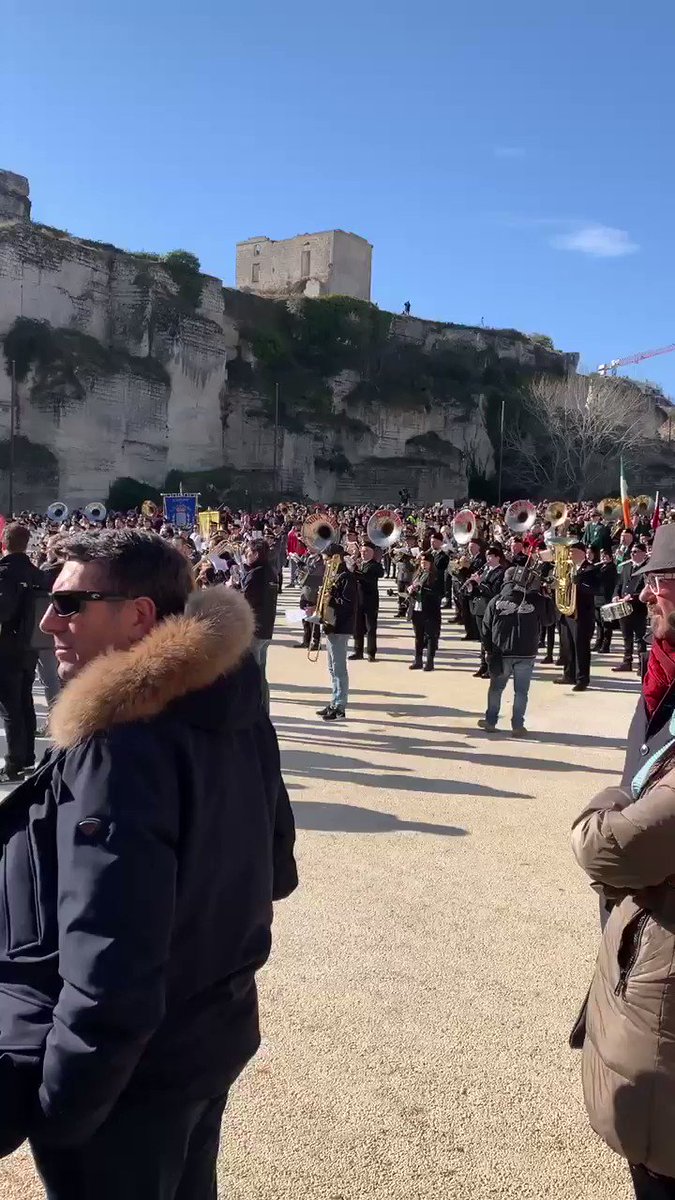Matera, Italy is the European Capital of Culture for 2019! 🎉 We're on the ground for the celebration, starting with a performance from 2,019 musicians from all over Europe. 🎶 #Matera2019