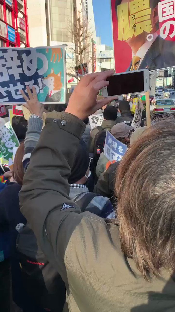 コールが「アベは辞めろ 」だけでとても爽快でした⭐️#AbeOut0120