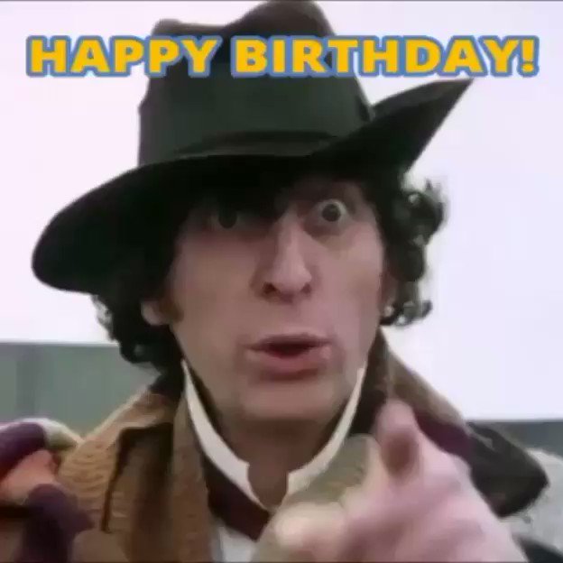 Happy Birthday to Tom Baker - The Fourth Doctor Who!     