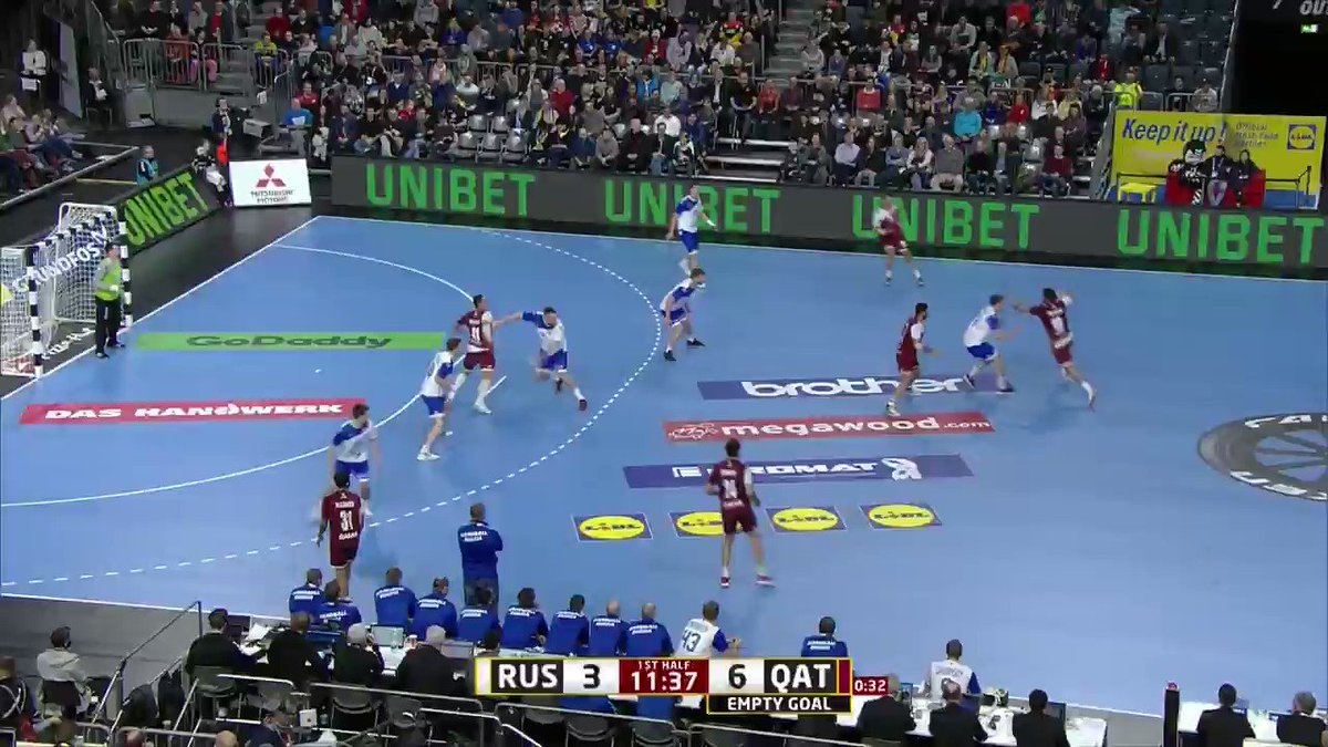 The Asian champions @Qatarhandball 🇶🇦 won the #handball19 President's Cup after a 34:28 win over @rushandball 🇷🇺 in Cologne! 🏆