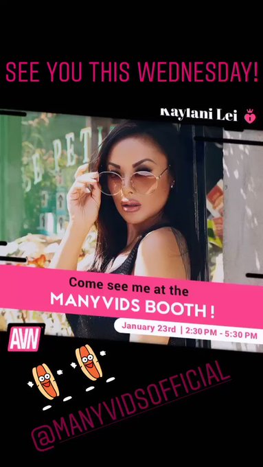 See you this Wednesday! @ManyVids booth main hall https://t.co/PZXmAnxhL3
