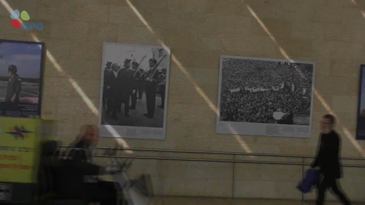 "The @KnessetIL Celebrates 70": A new exhibition at ✈️ Ben Gurion Airport depicts 🇮🇱#Israel's parliament through the lens of the @GPOIsrael photographers 📸
