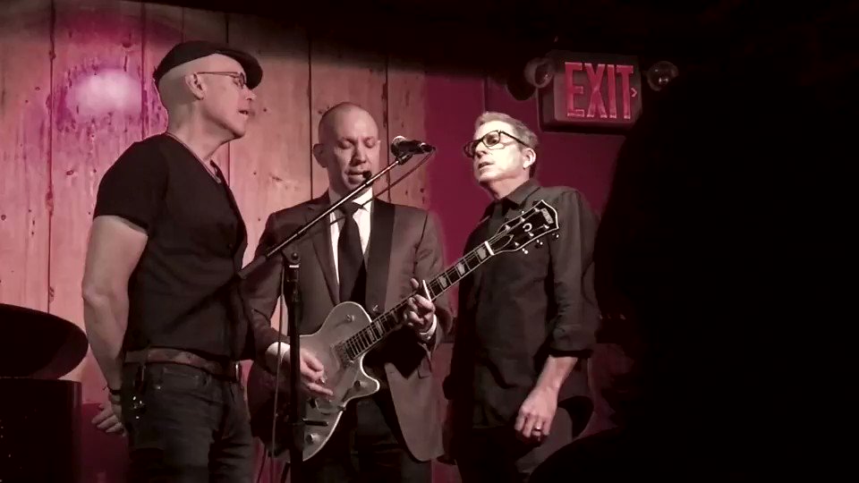 A sold-out @RockwoodNYC & my band onstage with me to sing a classic: The Beatles’ “This Boy.” Thanks to all who came––indeed, this boy would be happy just to love you, and he does. Next show is March 21st, with special guest @DuncanSheik (Info: https://ticketf.ly/2RPYEL5 )