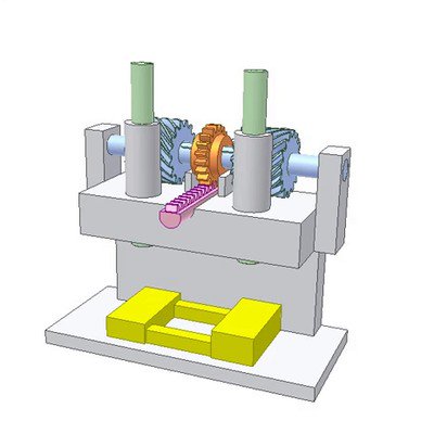 Machine Tool Fixture of Floating Helix Gears