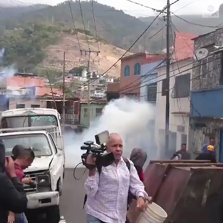 Protests broke out in Caracas on Monday after almost 30 people from Venezuela's National Guard were arrested following an uprising against President Nicolas Maduro. Large demonstrations are expected Wednesday. https://abcn.ws/2DsGAPd