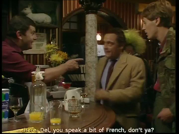 Uncle Albert trying to talk German is one of the funniest scenes in Only Fools!
