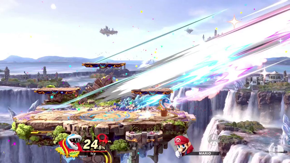 Piranha plant when he beats Mario is a mood 😈